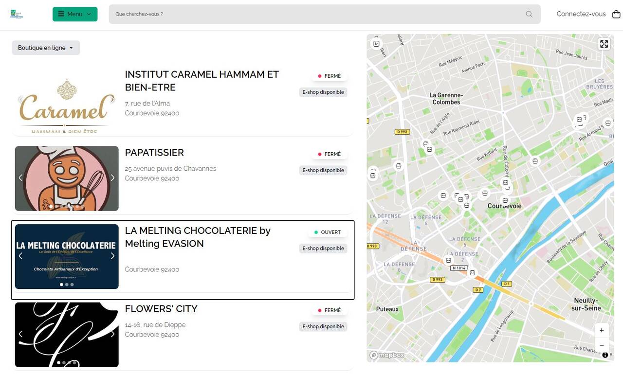 https://jacheteacourbevoie.fr, votre place de marché locale propose une sélection de commerçants pour des idées de cadeaux en toute occasion. Ici une sélection spéciale pour la Saint-Valentin.