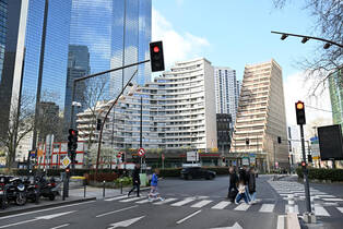 Dans le quartier Gambetta, le feu piéton expérimental à détection de sourire sera positionné à l'angle du boulevard Patrick Devedjian et de l'avenue Gambetta.