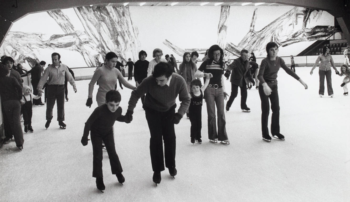 La patinoire en 1972