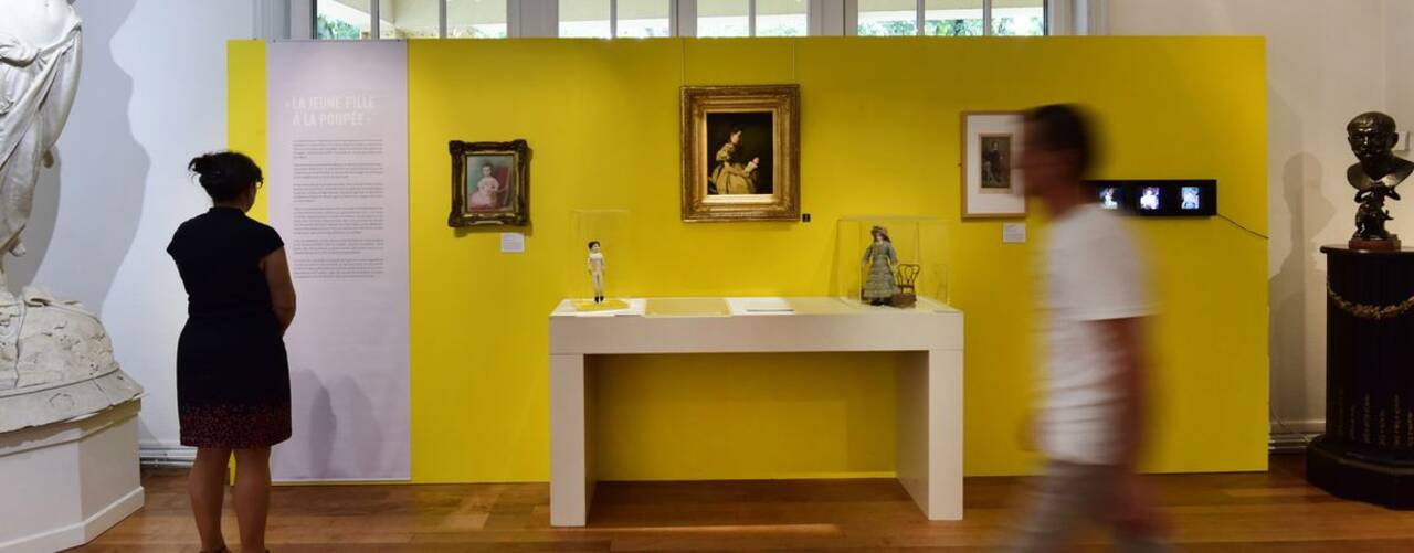 Photo d'une exposition au musée Roybet Fould à Courbevoie