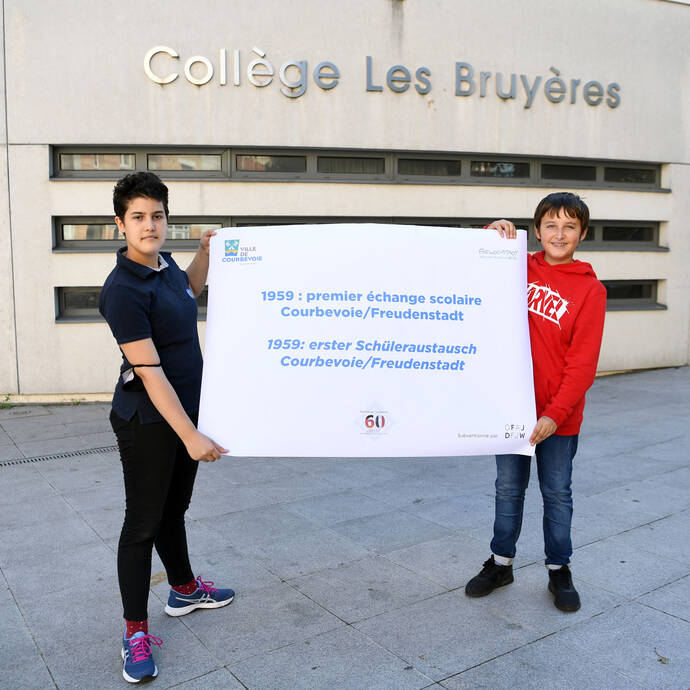 1959 : Premier échange scolaire Courbevoie /Freudenstadt