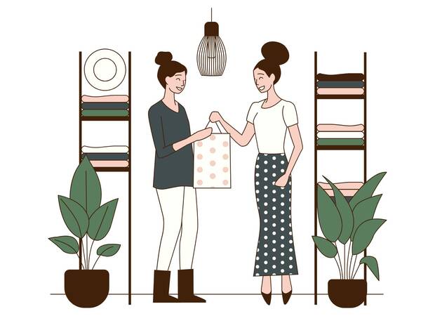 image illustration commerce de proximité 