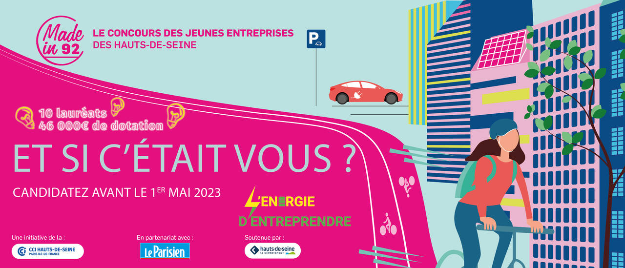 Made in 92, le concours des jeunes entreprises des Hauts-de-Seine, est de retour pour sa 8ème édition ! 