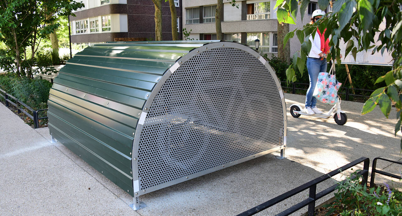 Photo d'un box à vélo à Courbevoie