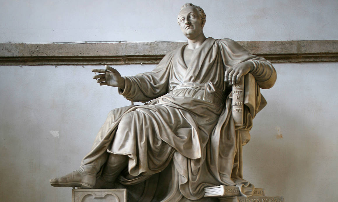 Pompeo Marchesi (1783-1858) Monumento a Cesare Beccaria, 1837, Milano - Wikimedia Paolobon140