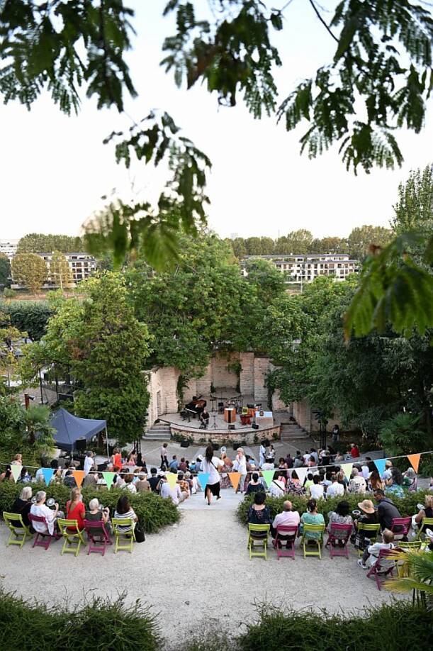Photo du théâtre de verdure de Courbevoie en 2023