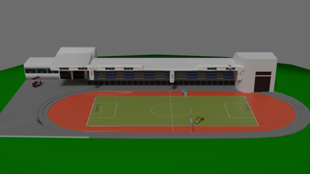 Plan du cynodrome olympique de Courbevoie