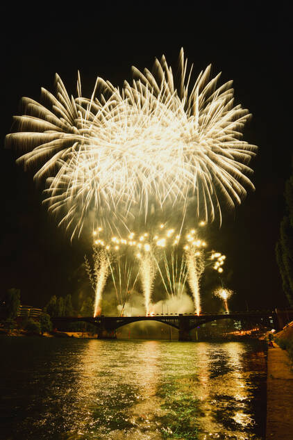 Feu d’artifice Courbevoie 2024 – pont de Levallois