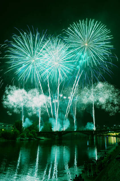 Feu d’artifice Courbevoie 2024 – pont de Levallois