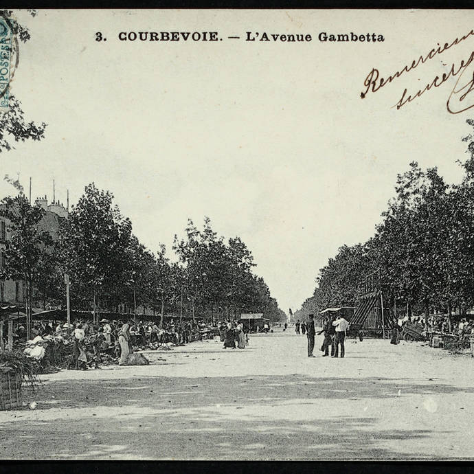 L'Avenue Gambetta - 1900