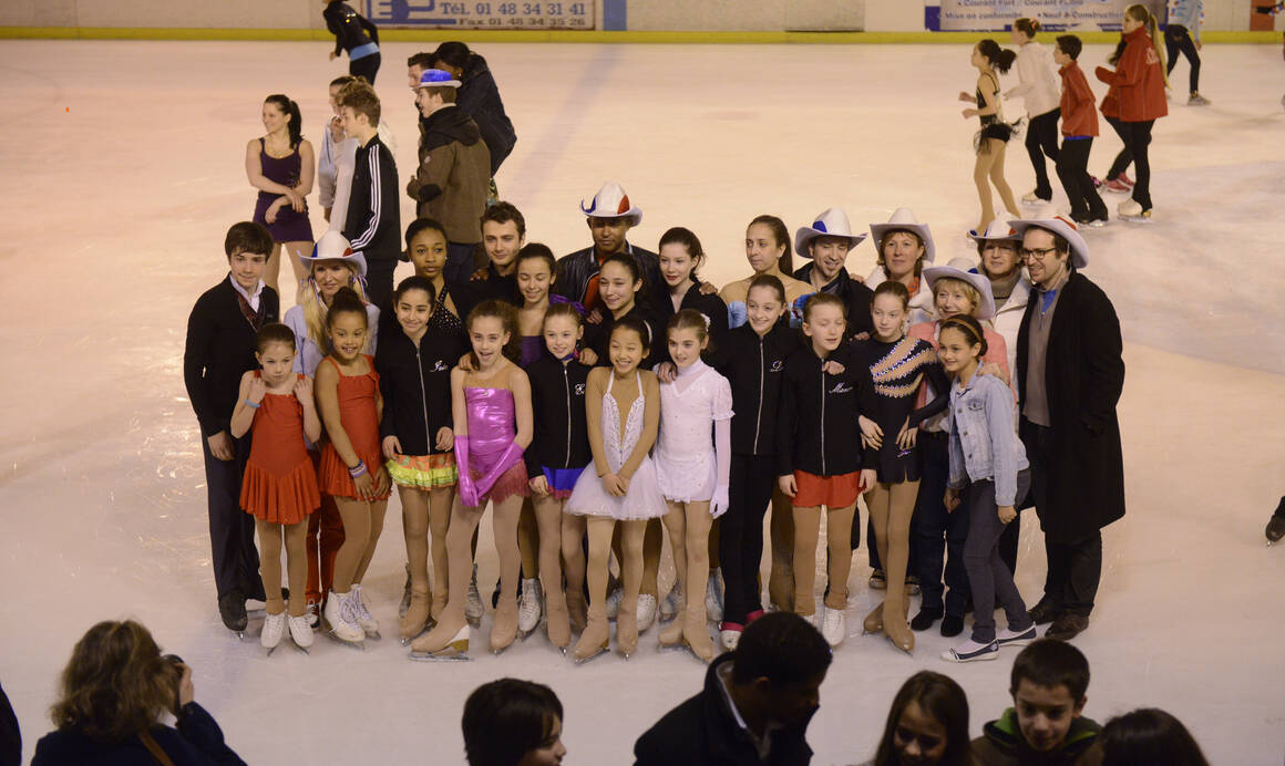 Championnats de France des clubs de patinage artistique à Courbevoie