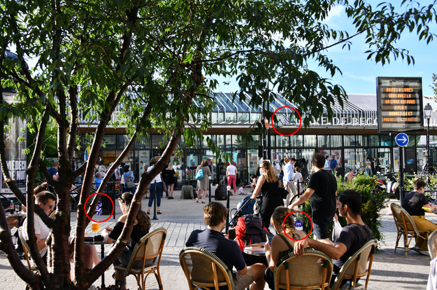 Chasse aux œufs à Courbevoie - réponse gare de Bécon