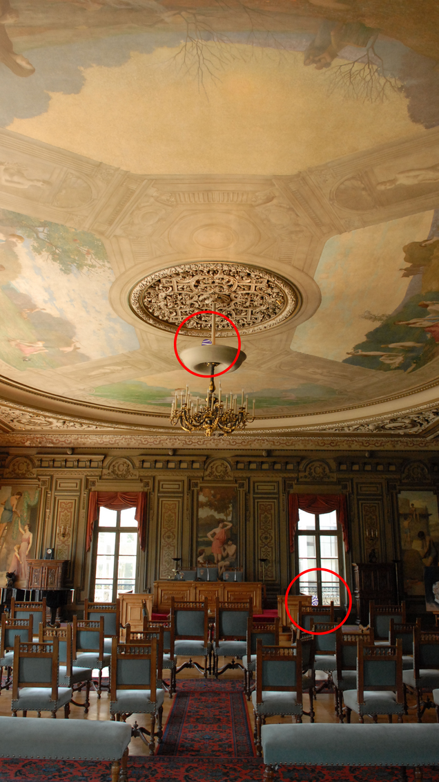 Réponse chasse aux œufs à Courbevoie - salle des mariages