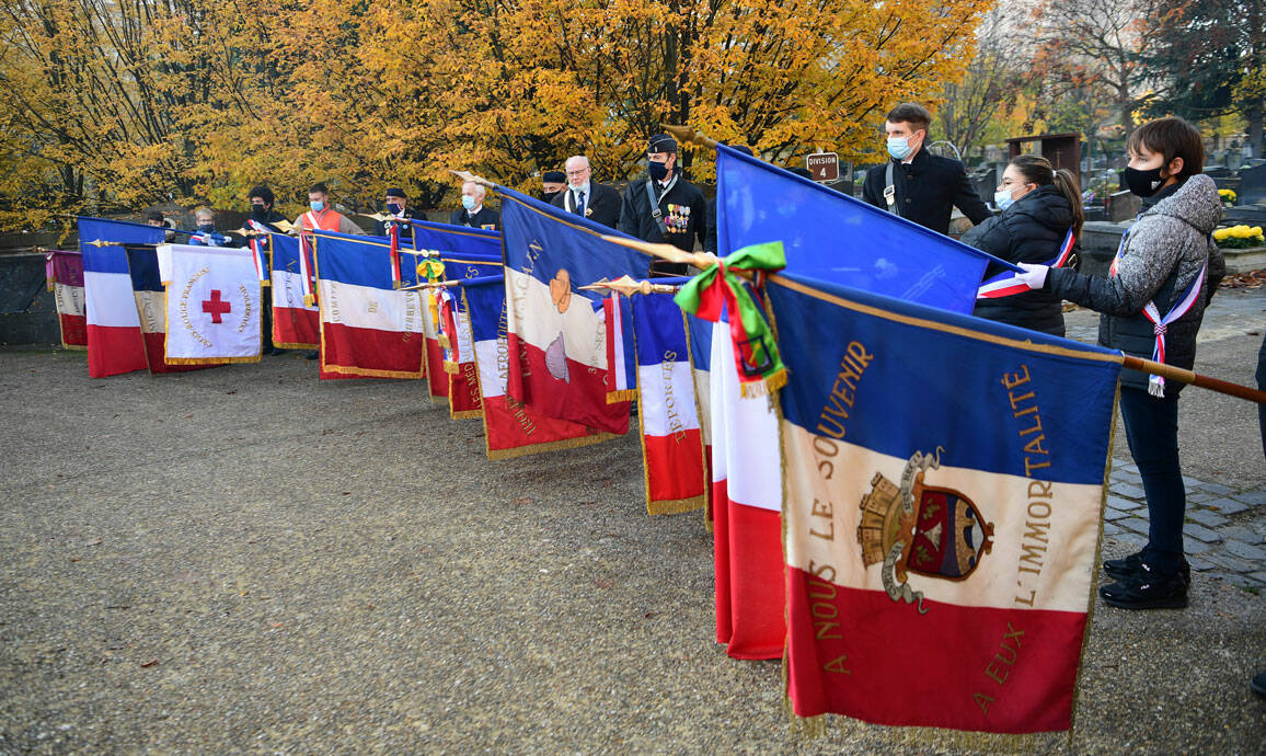 103e commémoration de l'Armistice à Courbevoie