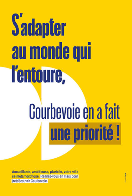 Courbevoie dévoile sa nouvelle identité visuelle