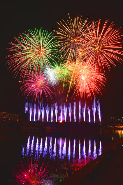 Feu d’artifice Courbevoie 2024 – pont de Levallois