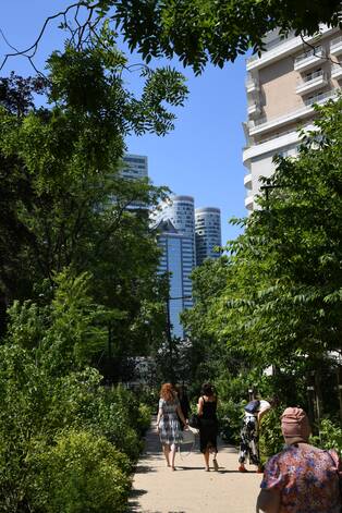 Le Parc Freudenstadt à Courbevoie