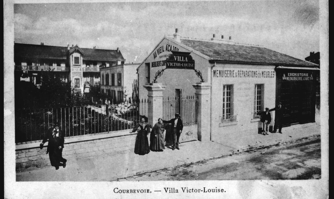 Carte postale, Courbevoie, Villa Victor-Louise