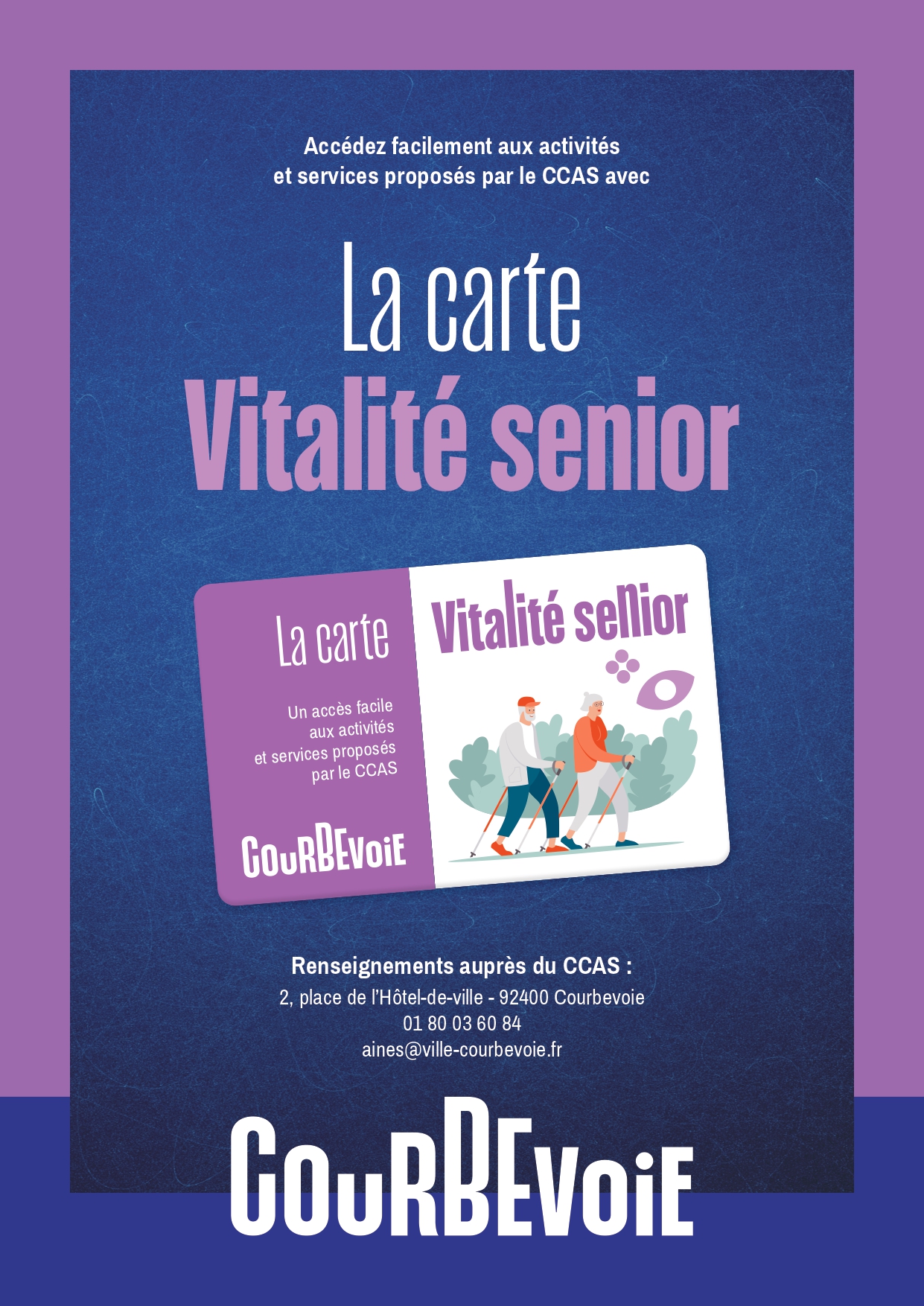 La carte Vitalité Senior à Courbevoie