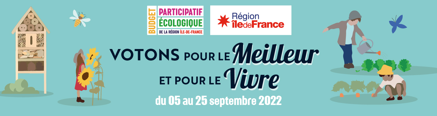 Jusqu'à dimanche, votez pour les projets courbevoisiens Budget Participatif de la Région Île-de-France