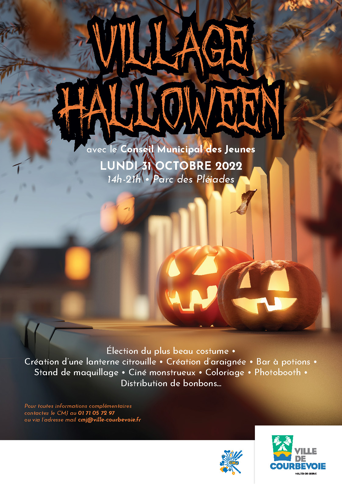 Le Village Halloween à Courbevoie