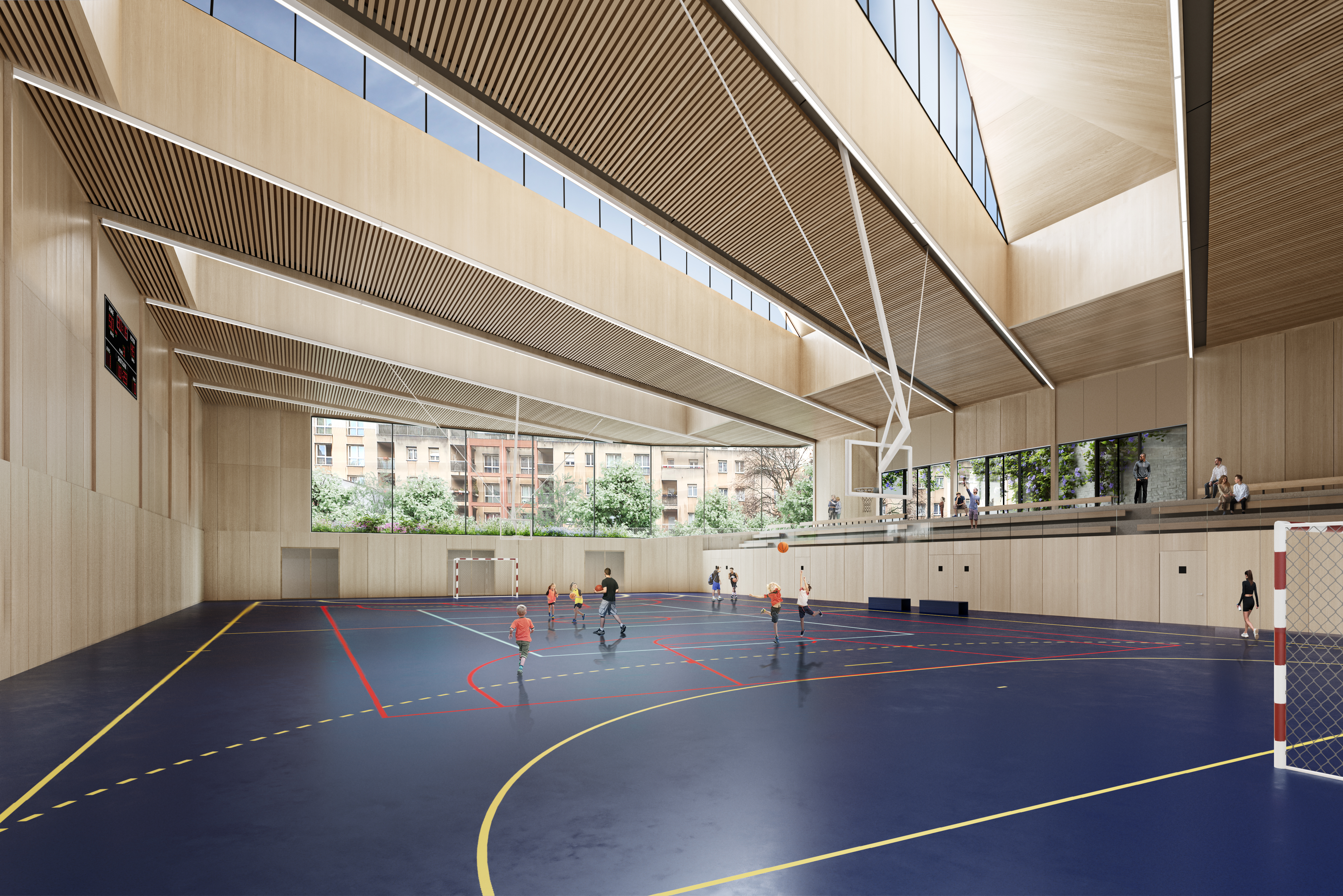 Future salle de sport à Courbevoie