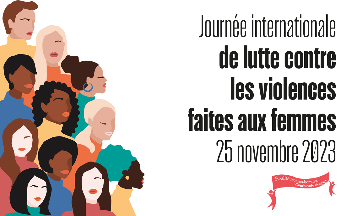 Le flyer de la journée internationale de lutte contre les violences faites aux femmes et la journée de l'enfant