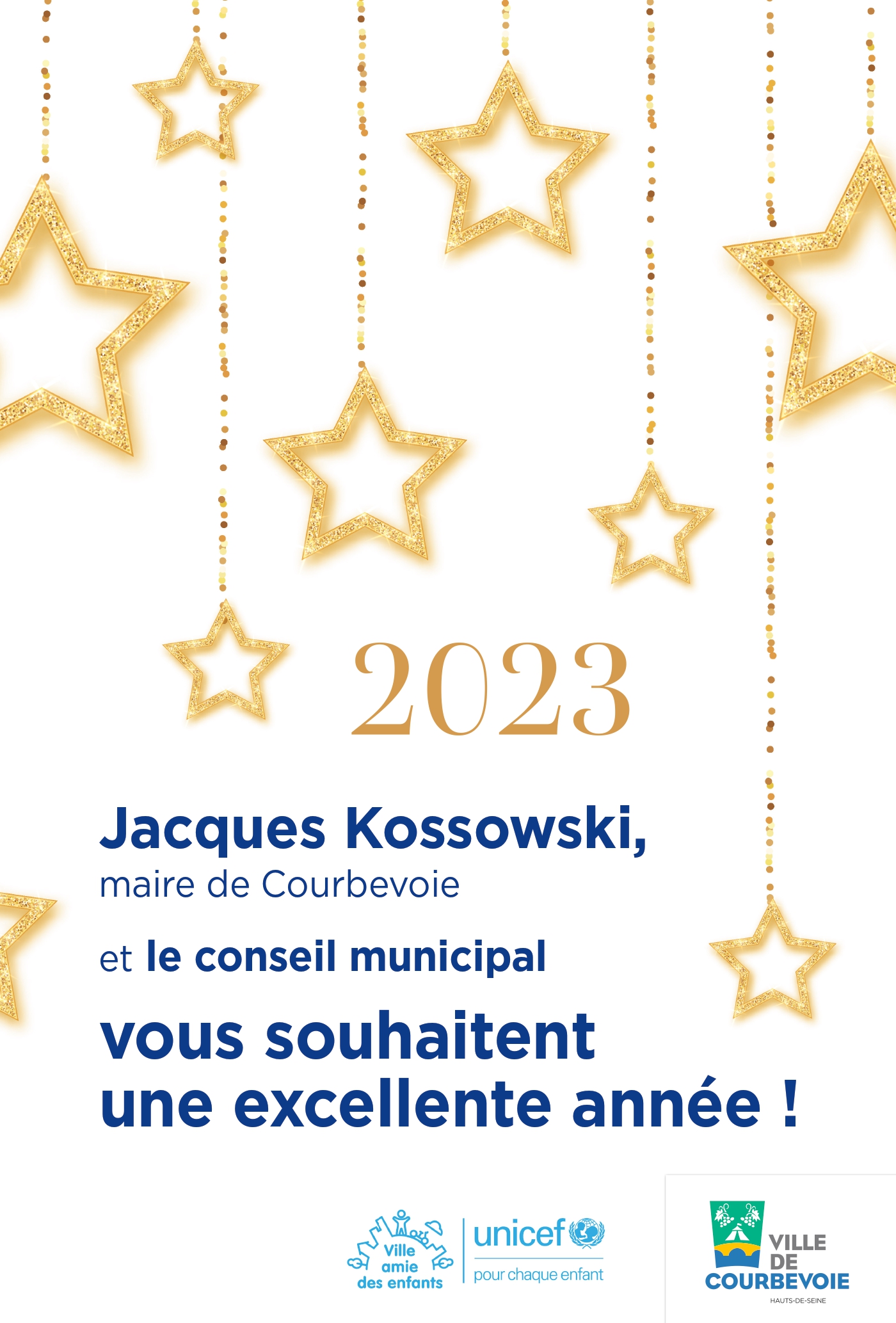 Les voeux de Jacques Kossowski pour l'année 2023