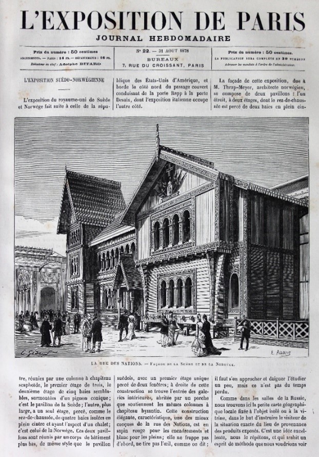 A.Bitard, L’Exposition de Paris, 1878, journal, musée Roybet Fould.